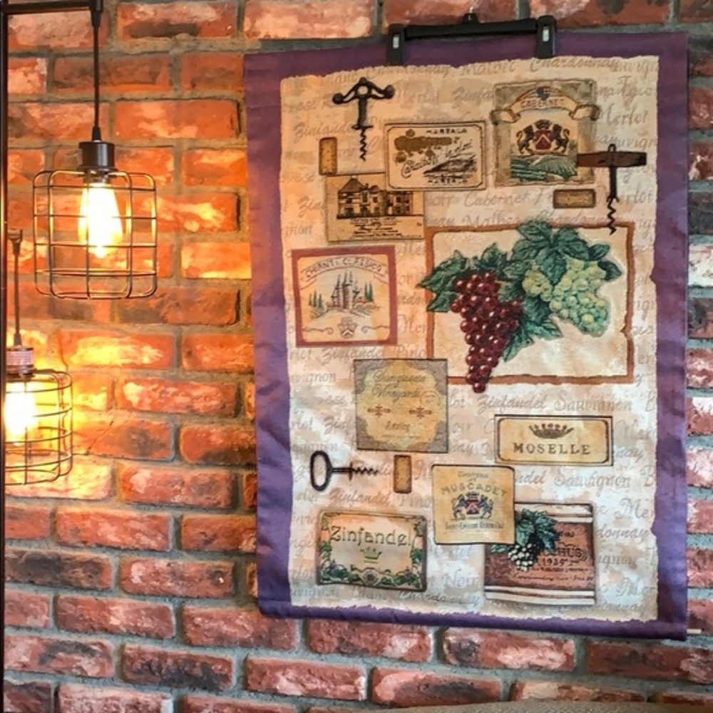 Wine Lover's Tapestry Decor